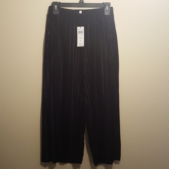 Pants - Gorgeous Black Velvet, Gaucho Pants Pants - Gorgeous Black Velvet, Gaucho Pants